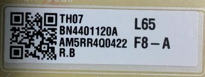 FUENTE Dc Vss Driver LED  PARA TV SAMSUNG / NUMERO DE PARTE BN44-01120A / L65F8_AHS / BN4401120A / PANEL CY-QA065FHLV1H / MODELO QN65LS03AAF / QN65LS03AAFXZA / QN65LS03AAFXZA FA02 - Imagen 2