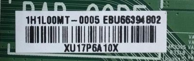 MAIN PARA TV LG AI ThinQ 4K·UHD·HDR / NUMERO DE PARTE EBU66394802 / EAX69715101 / 66394802 / EAX69715101(1.0) / PANEL NC430DQG-AAHX3 / MODELO 43UP7560AUD / 43UP7560AUD.BUSYLJM - Imagen 2