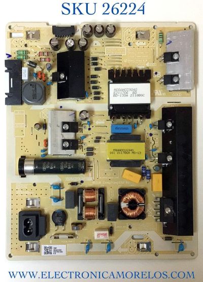FUENTE DE PODER PARA TV SAMSUNG / NUMERO DE PARTE BN4401055C / BN44-01055C / L60S6N_TDY / PANEL CY-BT060HGSV1H / MODELOS UN60TU700D / UN60TU700DFXZA UA01 / UN60TU7000 / UN60TU7000FXZA UA01 / UN60TU7000FXZA UA02