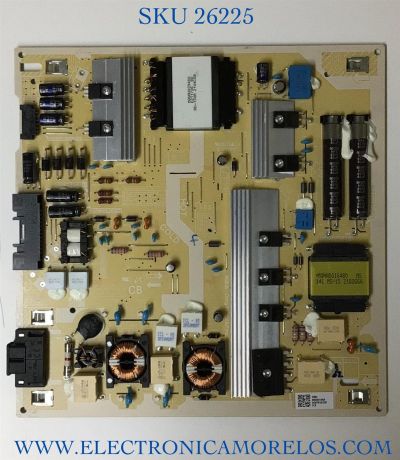 FUENTE DE PODER PARA TV SAMSUNG NUMERO DE PARTE BN44-01105A / L55E8_ADY / BN4401105A / PANEL CY-QA055FGAV1H / MODELO QN55Q70AAFXZA AA02