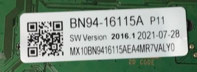 MAIN PARA TV SAMSUNG NUMERO DE PARTE BN94-16115A / BN41-02751B / BN97-17444G / BN96-52987A / PANEL CY-BT043HGHV3H / MODELO UN43TU700DFXZA CB09 / UN43TU700DFXZA / UN43TU700DF - Imagen 2