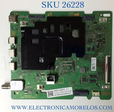 MAIN PARA TV SAMSUNG NUMERO DE PARTE BN94-16115A / BN41-02751B / BN97-17444G / BN96-52987A / PANEL CY-BT043HGHV3H / MODELO UN43TU700DFXZA CB09 / UN43TU700DFXZA / UN43TU700DF