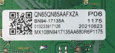 MAIN PARA TV SAMSUNG NUMERO DE PARTE BN94-17135A / BN41-02855 / BN97-18949A / PANEL CY-TA065FMEV5H / MODELO QN65QN85AAFXZA BF03 / QN65QN85AAFXZA / QN65QN85AAF - Imagen 2