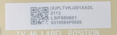 FUENTE PARA TV VIZIO NUMERO DE PARTE PLTVKJ291XADL / 715G9165-P01-002-003M / (X)PLTVKJ291XADL / PANEL TPT580WR-PV5D.K REV:S03N / MODELO V585-J01 LTCUE9LX / V585-J01 - Imagen 2