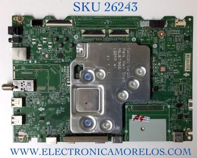 MAIN PARA TV LG NANOCELL 4K·UHD·HDR / NUMERO DE PARTE EBT66707301 / EAX69462005 / 66707301 / PANEL NC860TQF-AAKP1 / DISPLAY LC860DQR (SP)(A1) / MODELO 86NANO75UPA / 86NAN075UPA / 86NANO75UPA.BUSYLKR