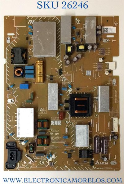 FUENTE DE PODER PARA TV SONY NUMERO DE PARTE 1-010-150-21 / 101015021 / AP-P313AM B / 2955071205 / PANEL YSBM065CNO11 / MODELO KD-65X80J / KD65X80J 