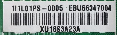 MAIN PARA TV LG NUMERO DE PARTE EBU66347004 / EAX69487906(1.0) / PANEL NC430TQG-AAKH3 / MODELO 43UP7670PUC.BUSYLJM / 43UP7670PUC - Imagen 2