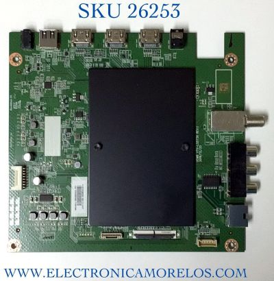 MAIN PARA TV TOSHIBA NUMERO DE PARTE 631V0Q002E0 / VTV-L55736 / 7020439301982 / DISPLAY CV500U2-T01 / MODELO 50LF621U21