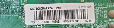MAIN PARA TV SAMSUNG QLED 4K·UHD·HDR SMART TV / NUMERO DE PARTE BN94-14060B / BN41-02695A / BN97-15558B / BN9414060B / PANEL CY-TR075FLLV2H / MODELO QN75Q80 / QN75Q80RAFXZA FA02 - Imagen 4