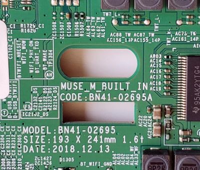 MAIN PARA TV SAMSUNG QLED 4K·UHD·HDR SMART TV / NUMERO DE PARTE BN94-14060B / BN41-02695A / BN97-15558B / BN9414060B / PANEL CY-TR075FLLV2H / MODELO QN75Q80 / QN75Q80RAFXZA FA02 - Imagen 2