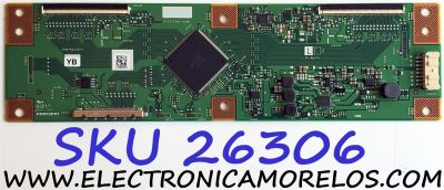 T-CON ORIGINAL PARA TV LG / NUMERO DE PARTE RUNTK0334FVYB / 1P-0171X00-40SB / RUNTK0334FV YB / E253117 / PANEL NC600DQE / DISPLAY JE601R3HB37 / MODELOS 60UK6090PUA / 60UK6090PUA.BUSMLJR / 60UM6900PUA / 60UM6900PUA.AUSMLOR / 60UM6900PUA.BUSMLOR / 60UL3E-B