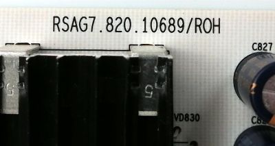 FUENTE DE PODER PARA TV HISENSE / NUMERO DE PARTE 312160 / RSAG7.820.10689/ROH / 10689-R / CQC13134095636 / PANEL HD750Y1U72-TBL2K2 / DISPLAY HV750QUB-F91 / MODELO 75R6030K - Imagen 3