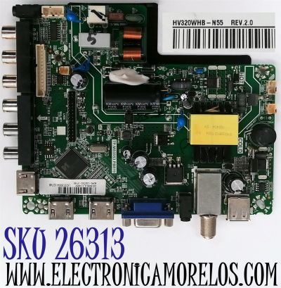 MAIN FUENTE ((COMBO)) PARA TV ATVIO / NUMERO DE PARTE BJM1-132162-3T4G / TP.MS3553.PB819 / LK2019004G / LK2019004 / 20190513_113652 / PANEL G320SD4LTY-196 / VVH32L147G22LTY / DISPLAY HV320WHB-N55 / MODELO ATV-32