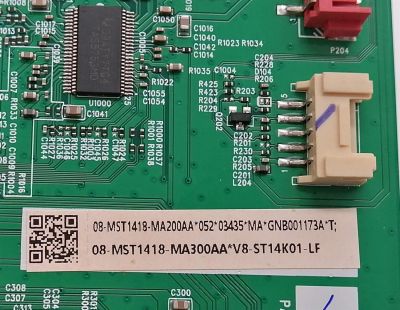 MAIN PARA TV TCL FHD ((ROKU TV)) / NUMERO DE PARTE 08-MST1418-MA300AA / 40-MS14FA-MAC2HG / 11602-500173 / MST14FA / 08-MST1418-MA200AA / V8-ST14K01-LF / DISPLAY PT320CT01-3 VER.1.3 / MODELO 32S327 - Imagen 2