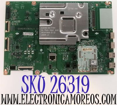 MAIN PARA TV LG OLED 4K·UHD·HDR ((SMART TV)) / NUMERO DE PARTE EBT66710803 / EAX69509604 / 66710803 / EAX69509604(1.0) / PANEL LE770AQN  / MODELOS OLED77A1PUA / OLED77A1PUA.BUSWLJR / OLED77A1AUA / OLED77A1AUA.BUSWLJR