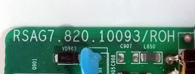 MAIN FUENTE ((COMBO)) PARA TV HISENSE HD ((ROKU TV)) / NUMERO DE PARTE 278911 / RSAG7.820.10093/ROH / 271342 / HU32E5600FHWR(0001) / HU32E5600FHWR / DISPLAY HV320WHB-F56 REV.4.0 / MODELO 32H4030F3 - Imagen 3