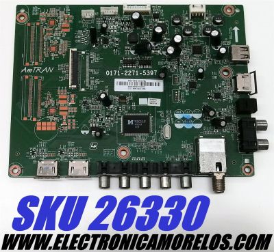 MAIN PARA TV JVC / NUMERO DE PARTE 3655-0942-0150 / 0171-2271-5397 / 3655-0942-0150(7B) / 3655-0942-0395 / DISPLAY T550HVN03.2 / MODELO EM55FTR