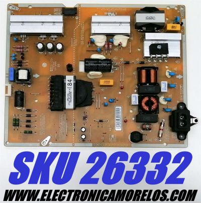 FUENTE DE PODER PARA TV LG / NUMERO DE PARTE EAY64928802 / LGP65TJR-18U1 / EAX67805002 / 64928802 / EAX67805002(1.0) / MODELO 65UK6300PUE