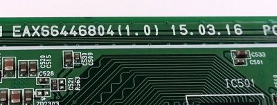 MAIN PARA TV LG ((SMART TV)) / NUMERO DE PARTE EBU63427804 / EAX66446804 / 63427804 / EAX66446804(1.0) / PANEL NC320DXN-VSBP5 / MODELO 32LF595B-UB / 32LF595B-UB.BUSMLJM - Imagen 3