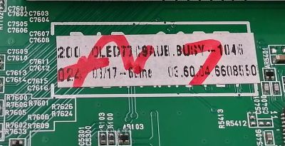 MAIN PARA TV LG OLED ((SMART TV)) / NUMERO DE PARTE EBT66085505 / EAX68303205 / 66085505 / EAX68303205(1.0) / PANEL LE770AQD (AM)(A1) / MODELO OLED77C9AUB - Imagen 4