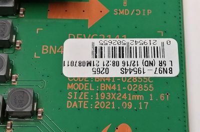  MAIN PARA TV SAMSUNG NEO QLED 4K·UHD·HDR / NUMERO DE PARTE BN94-17519A / BN41-02855C / BN97-19544S / BN9417519A / PANEL CY-TA065FMHVAH / MODELOS QN65QN90 / QN65QN90AAFXZA CQ60 / QN65QN9D / QN65QN9DAAFXZA CQ62 - Imagen 4