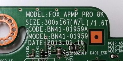 MAIN PARA TV SAMSUNG / NUMERO DE PARTE BN94-06218A / BN41-01959A / BN97-07157A / BN9406218A / PANEL CY-SF460DSLV3H / MODELO UN46F8000 / UN46F8000BFXZA TS01 - Imagen 2