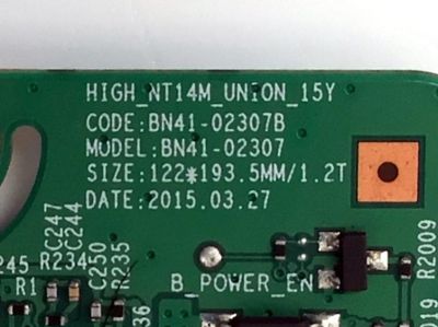 MAIN PARA TV SAMSUNG FHD ((SMART TV)) / NUMERO DE PARTE BN94-10230A / BN41-02307B / BN97-09262D / BN9410230A / PANEL GJ050BGA-B2 / DISPLAY T500HVN09.2 / MODELOS UN50J5300 / UN50J5300AFXZX / UN50J5300AFXZA DH03 - Imagen 2