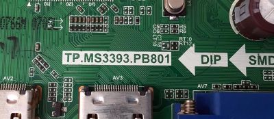 MAIN FUENTE ((COMBO)) PARA TV INFOCUS / NUMERO DE PARTE K16070766 / TP.MS3393.PB801 / SY16070766 / DISPLAY V320BJ7-PE1 / MODELO IM-32ED800 - Imagen 3