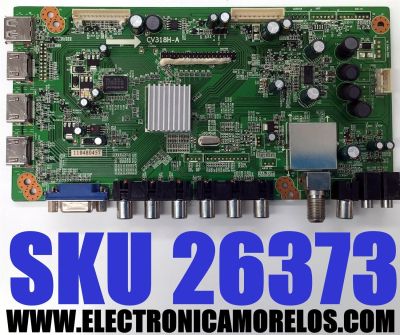 MAIN PARA TV ELEMENT / NUMERO DE PARTE 1104H0457 / CV318H-A / TI11147 / 20110416X000381 / 1104H0454 / ATSC-THTF-TI11112-LTA400HF12-CV318H-A-20-B1 / PANEL LTA400HF12-W03 / MODELO ELEFQ402