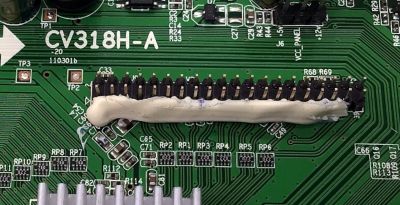 MAIN PARA TV ELEMENT / NUMERO DE PARTE 1104H0457 / CV318H-A / TI11147 / 20110416X000381 / 1104H0454 / ATSC-THTF-TI11112-LTA400HF12-CV318H-A-20-B1 / PANEL LTA400HF12-W03 / MODELO ELEFQ402 - Imagen 4