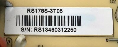 FUENTE DE PODER PARA TV RCA / NUMERO DE PARTE RE46HQ1640 / RS178S-3T05 / 3BS0005101GP / MODELOS LED58G45RQ / LED55C55R120Q W505-LE55C55-N5 / LED55G55R120Q 4404-LE55G55-O4 - Imagen 2