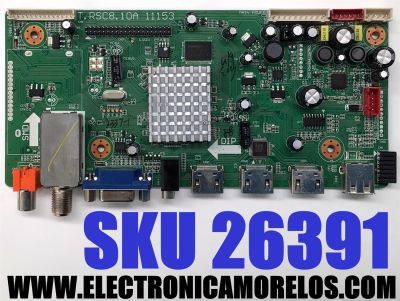 MAIN PARA TV APEX / NUMERO DE PARTE 1B1J2337 / T.RSC8.10A 11153 / LTA320AP29-W / TXACB5K00808 / T.RSC8.10A / T.RSC8.10A / PANEL V460H1-L06 / MODELO LD4688T
