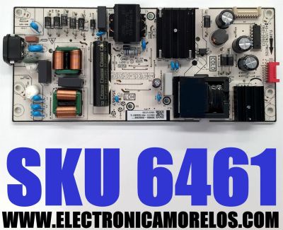 FUENTE DE PODER PARA TV TCL / NUMERO DE PARTE 30805-000208 / 40-L17CW2-PWB1ZG / 11601-500064 / PANEL LVU650NDEL CS9W49 V1 / DISPLAY ST6451D06-3 VER.2.1 / MODELOS 65S453 / 65S454 / 65S455