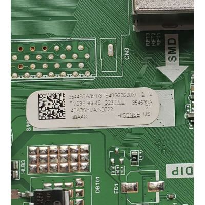 MAIN FUENTE ((COMBO)) PARA TV HISENSE 4K·UHD·HDR / NUMERO DE PARTE 354483 / TP.MT9216T.PB703 / 354530 / 45A35HUA / DISPLAY V400HJ9-PE1 REV.C4 / MODELO 40A4K - Imagen 2