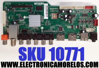 MAIN PARA TV RCA / NUMERO DE PARTE 39RE010C878LNA0-A1 / RE010C878LNA0 / 20120817081320 12V / T.RSC8.78 / V390HJ1-L02 / PANEL V390HJ1-L02 REV.C1 / MODELO 39LB45RQ
