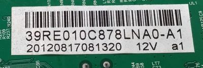 MAIN PARA TV RCA / NUMERO DE PARTE 39RE010C878LNA0-A1 / RE010C878LNA0 / 20120817081320 12V / T.RSC8.78 / V390HJ1-L02 / PANEL V390HJ1-L02 REV.C1 / MODELO 39LB45RQ - Imagen 2