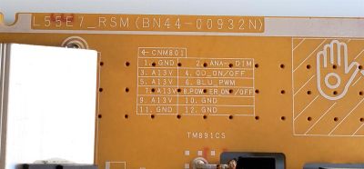 FUENTE DE PODER ORIGINAL PARA TV SAMSUNG / NUMERO DE PARTE BN4400932N / BN44-00932N /L55E7_RSM / LSF550FN09-L05 /39045D / MODELOS UN49R / UN50R /UN55R /UN58R / UN65T / UA49R / UA50R /UA55R / UA58R /UE49R / UE50R / UE55R / UE58R /MAS MODELOS EN DESCRIPCIÓN - Imagen 2