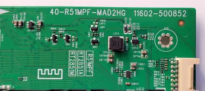 MAIN PARA TV TCL 4K·UHD·HDR ((GOOGLE TV)) / NUMERO DE PARTE 30800-001027 / 40-R51MPF-MAD2HG / 30801-001019 / 11602-500852 / R51MPF / RT2851A / RT2851M / V8-R51MT08-LF / DISPLAY ST4251D02-1 VER.2.1 / MODELOS 43S470G / 43S450G - Imagen 3