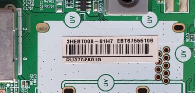 MAIN PARA TV LG 4K·UHD·HDR SMART TV / NUMERO DE PARTE EBT67555106 / EAX70043605(1.0) / 67555106 / EAX70043605(1.0) / PANEL NC430TQG-VHKHA / DISPLAY PT430GT01-5 VER.1.0 / MODELO 43UR8000AUA / 43UR8000AUA.BUSSLKR - Imagen 3