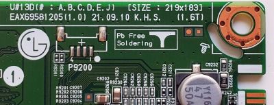 MAIN PARA TV LG 4K·UHD·HDR SMART TV / NUMERO DE PARTE EBU66758878 / EAX69581205 / 66758878 / EAX69581205(1.0) / DISPLAY PT430GT01-5 VER.1.0 / MODELO 43UQ8000AUB / 43UQ8000AUB.BUSSLJM - Imagen 4