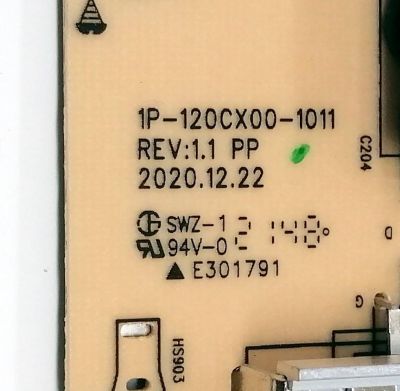 FUENTE DE PODER PARA TV VIZIO / NUMERO DE PARTE 09-65CAQ0A0-02 / 1P-120CX00-1011 / FL030AA00160 / 0965CAQ0A002 / PANEL SD650FUZ-1 / MODELO M65QXM-K03 - Imagen 3