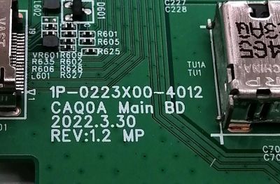 MAIN PARA TV VIZIO 4K•UHD•HDR ((SMART TV)) / NUMERO DE PARTE 0170CAR1J100 / 1P-0223X00-4012 / CAQ0A MAIN BD / 220708 / 034B / PANEL SD650FUZ-1 / DISPLAY FP645R3HA029 / MODELO M65QXM-K03 - Imagen 3