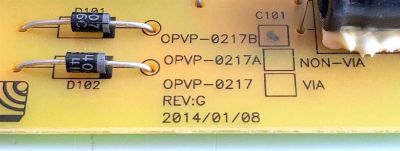 FUENTE DE PODER PARA TV VIZIO / NUMERO DE PARTE 56.04115.002 / OPVP-0217B / 5604115002 / 056.04115.002 / 05604115002 / PANEL LSC400HM06-S03 / MODELO E400I-B2 / E400I-B2 LWZQPNBQ - Imagen 3