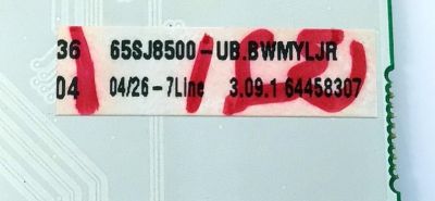 MAIN PARA TV LG 4K·UHD·HDR ((SMART TV)) / NUMERO DE PARTE EBT64458307 / EAX67032904 / 64458307 / EAX67032904(1.0) / PANEL LC650EQF-DKM1 / DISPLAY LC650EQF (DK)(M1) / MODELO 65SJ8500-UB / 65SJ8500-UB.BWMYLJR - Imagen 5