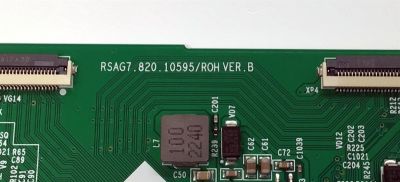 T-CON PARA TV HISENSE ULED / NUMERO DE PARTE 284956 / RSAG7.820.10595/ROH / CQC12134069483 / RSAG7.820.10595/ROH VER.B / E56327 / PANEL HD650Y3U51-T0LG\S0\GM\ROH / DISPLAY T650QVN07.5 / MODELO 65U65H - Imagen 3