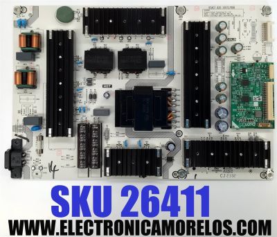 FUENTE DE PODER PARA TV HISENSE ULED / NUMERO DE PARTE 331825 / RSAG7.820.10972/ROH / 10972-F / CQC13134095636 / E1666702 / PANEL HD650Y3U51-T0LG\S0\GM\ROH / DISPLAY T650QVN07.5 / MODELO 65U65H