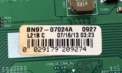MAIN PARA TV SAMSUNG / NUMERO DE PARTE BN94-06175G / BN41-01958A / BN97-07024A / BN9406175G / HIGH_X12_UNION / PANEL CY-HF460BGLV1H / DISPLAY LSF460HN02-A01 / MODELO UN46F5500 / UN46F5500AFXZX TS01 - Imagen 3