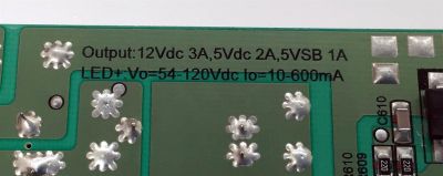 FUENTE DE PODER PARA TV SHARP ORIGINAL / NUMERO DE PARTE 9012-112160-168020N4-S / K-P168-SO4 / K-P168-S04 / 4702-KP168S-A2133D31 / 9012-112160-168020N4 / P0Q23040710 / PANEL K650W / MODELOS 4T-C65EL8UR / WR55UT4212 / 100012587 65 PULGADAS / 4T-C58EL8UR - Imagen 5