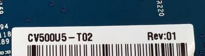 MAIN PARA TV DAEWOO 4K·UHD·HDR ((ROKU TV)) / NUMERO DE PARTE 02-1MTR17AMA-J05T / CV817-VH / 7.D817VH100000.0A2 / V8-MR17K01-LF1V1293 / IDF198370B / D5K05052306DA / PANEL LVU500CHDX E0504 / DISPLAY CV500U5-T02 REV:01 / MODELO DAW50UR - Imagen 4