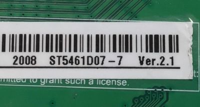 MAIN PARA TV EVL / NUMERO DE PARTE 02-MAMS6586-CB08 / 1MS586C2ISA / T.MS6586.U782 / IDF148047F / K20010089 / DISPLAY ST5461D07-7 VER.2.1 / MODELO 55EVLS4 - Imagen 4